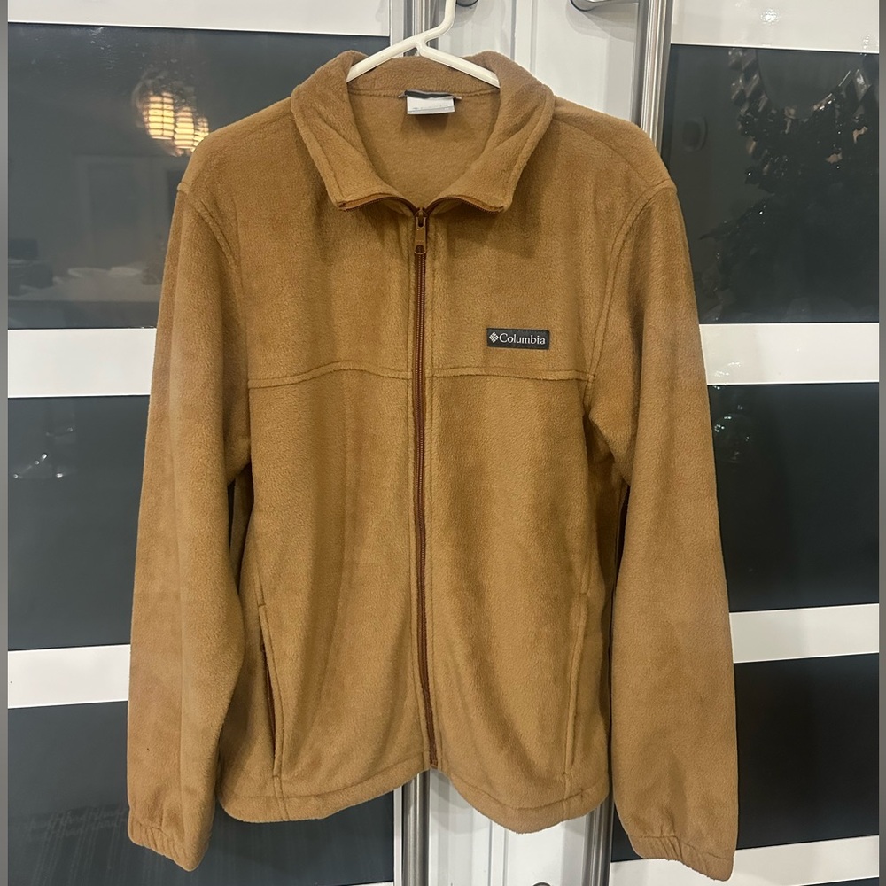 Columbia Tan Fleece Jacket
